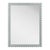 Fleur Home Carnival Chaos Rectangle Mirror in Pelican Gray, 36x48 For Sale