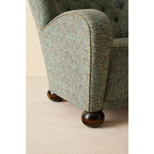 1940s Aulanko Easy Chair attributed to Märta Blomstedt for Häämenlinna, Finland, 1940s For Sale - Image 5 of 8