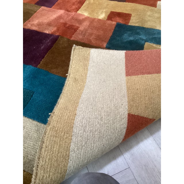 Vintage Wool Rug, 1980s For Sale - Image 6 of 7