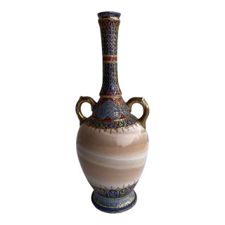 Antique Royal Bonn "Cashmir Misrmor" Design Tapestr Pitcher, Vase (1893–1923) For Sale