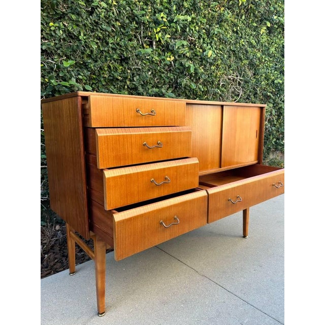 Wood Mid Century Modern Sideboard/Credenza by Nathan For Sale - Image 7 of 17