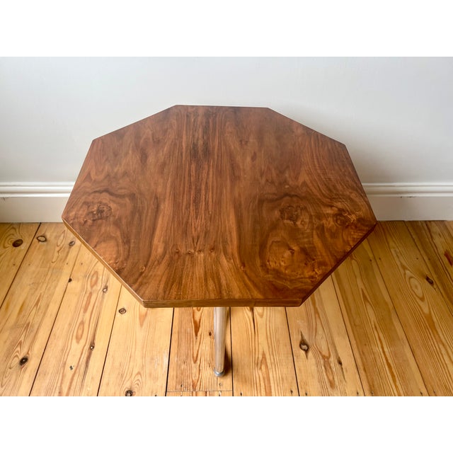 Vintage Bauhaus Octagonal Side Table, 1920s For Sale - Image 17 of 18