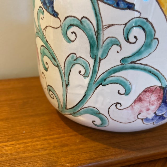 Ceramic Vintage Italian Ceramic Lamp by Romano Innocenti For Sale - Image 7 of 10