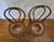 Antique Art Nouveau Bentwood Chairs With Embossed Seats, Pair For Sale - Image 4 of 6