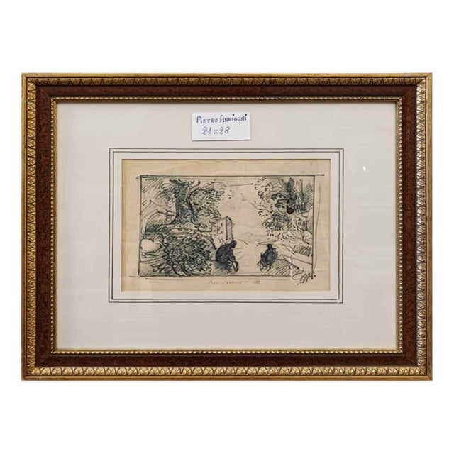 Pietro Annigoni, Drawing on Paper, Framed For Sale