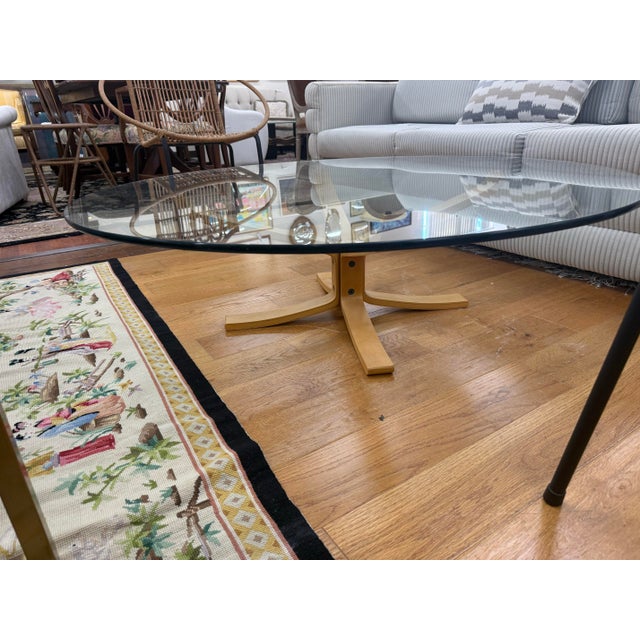 1970s Danish Round Table For Sale - Image 5 of 5