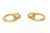 Gold Vintage Chanel Quilted Gold Plated Door Knocker Clip on Earrings, 1980's For Sale - Image 8 of 12