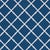 Schumacher Sample - Schumacher Bamboo Trellis Indoor/Outdoor Fabric in Navy For Sale - Image 4 of 4