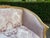 Wood 1900s French Artisan Louis XVI Pink Beech Settee For Sale - Image 7 of 10