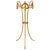 Gold 1960 Italian Florentine Gilt Metal Rope and Tassel Plant Stands - A Pair For Sale - Image 8 of 11