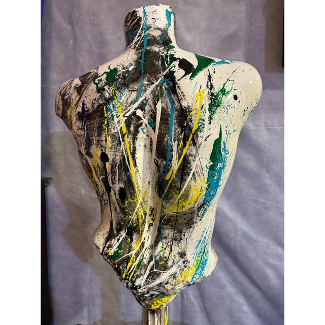 Blue Silvio Formichetti, Classical Sculpture, 21st Century, Resin For Sale - Image 8 of 18