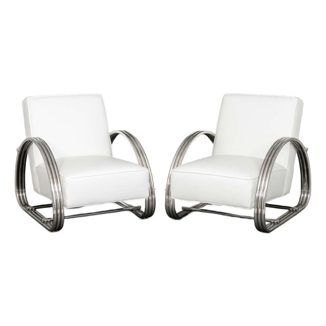 Ralph Lauren "Hudson St." Lounge Chairs, Pair For Sale