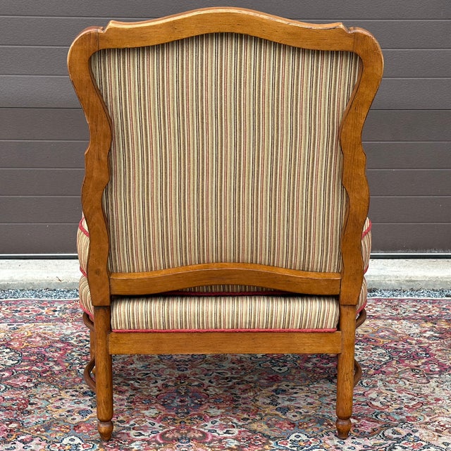 2000 - 2009 Highland House Genevieve French Country Bergere Lounge Chair For Sale - Image 5 of 12