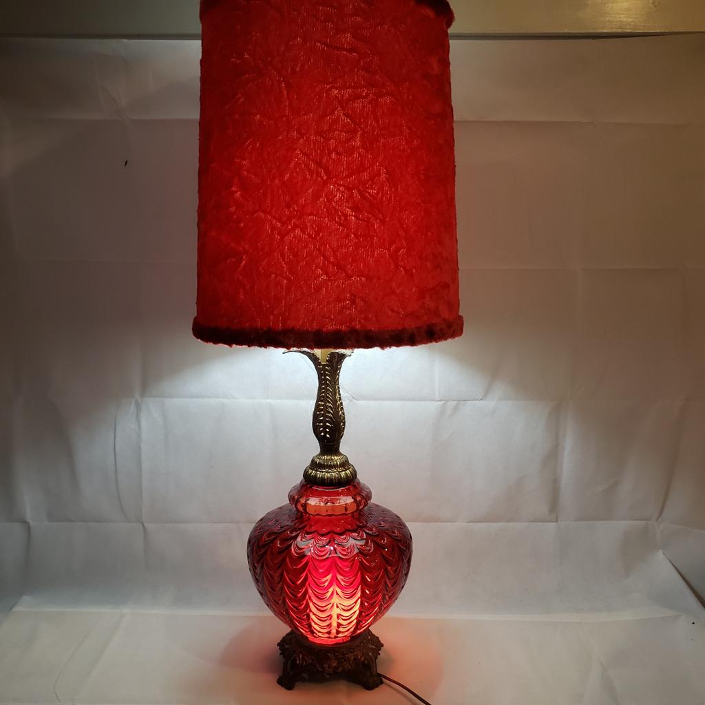 crushed velvet table lamp shade
