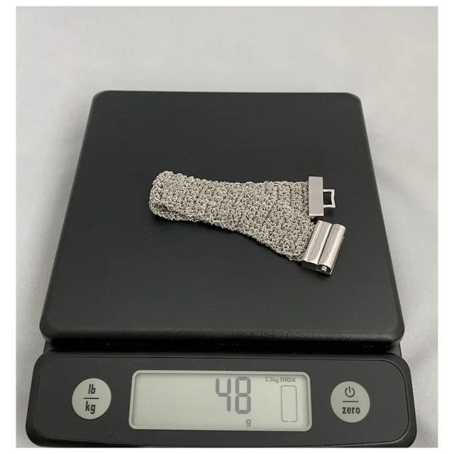 Silver Late 20th Century Waterford Sterling Bracelet For Sale - Image 8 of 12