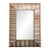Huge Christopher Guy Modern Designer Silver Giltwood Mirror For Sale