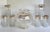Here is a gorgeous set of SEVEN pieces - 6 glasses with matching pitcher. The set is in really great condition. Each piece...