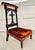 19th Century Gothic Revival Prie-Dieu Prayer Chair With Carved Cross and Velvet Upholstery For Sale - Image 14 of 16