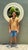 Vintage Round White Wall Mirror For Sale - Image 10 of 15