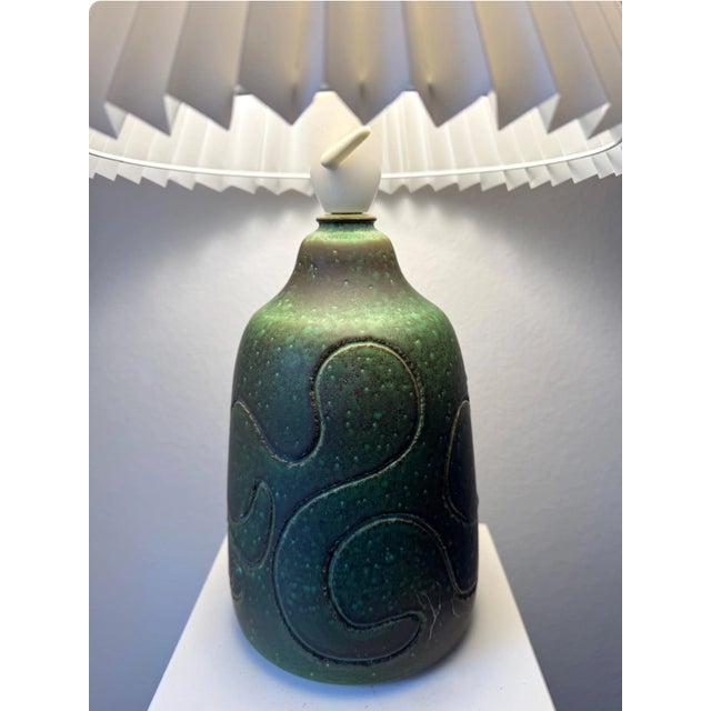 Mid-Century Modern Vintage Danish Table Lamp by Birthe Sahl, 1970s For Sale - Image 3 of 9