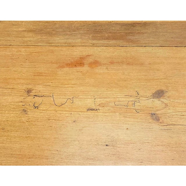 Antique Circa 1900 German Natural Pine Blanket Chest For Sale In Denver - Image 6 of 15
