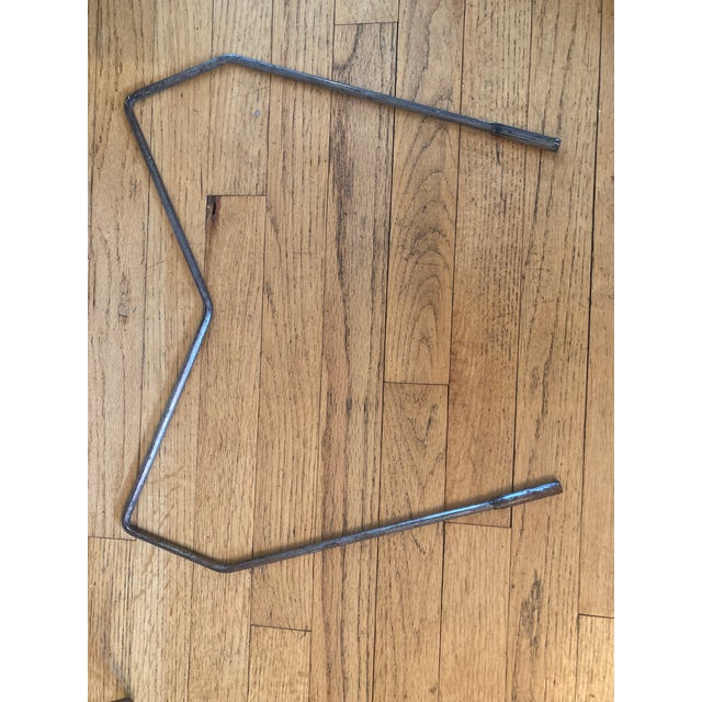 Mid 20th Century Vintage Wrought Iron Tiered End Tables Pair Metal Mesh - Salterini, Diamond, Galef Style Mid Century For Sale - Image 11 of 12