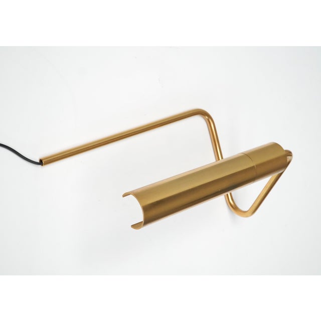GE 106 Brass Table Lamp by Christophe Gevers for Light, 1970s For Sale - Image 12 of 13