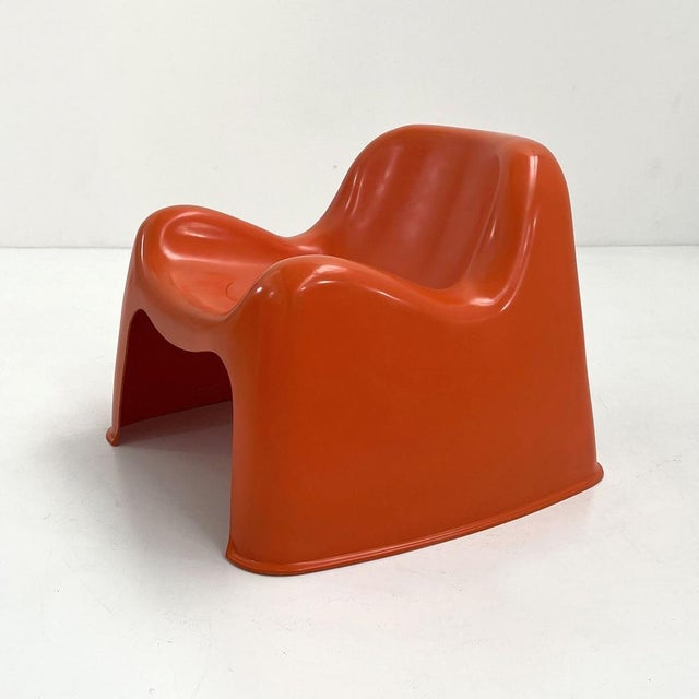Orange Toga Chair by Sergio Mazza for Artemide, 1960s For Sale - Image 13 of 14
