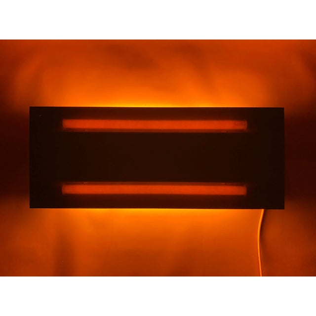 Metal Italian Sculptural Light Panel by Johanna Grawunder, 1980 For Sale - Image 7 of 10