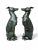 Italian Greyhound Statues in Green Patinated Bronze, 1950s, Set of 2 For Sale - Image 4 of 13