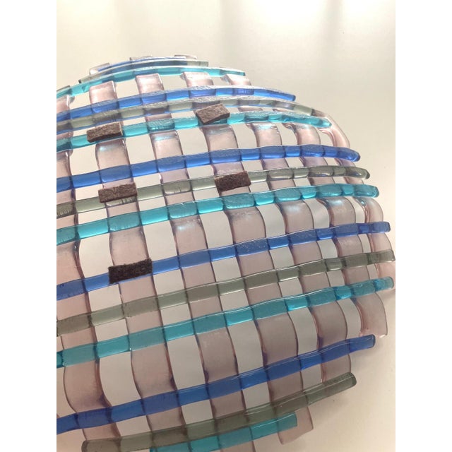 Blue Danish Centerpiece from Danese, 1990s For Sale - Image 8 of 12