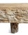 Wood Vintage Natural Edge Slab Lychee Coffee Table Bench For Sale - Image 7 of 9