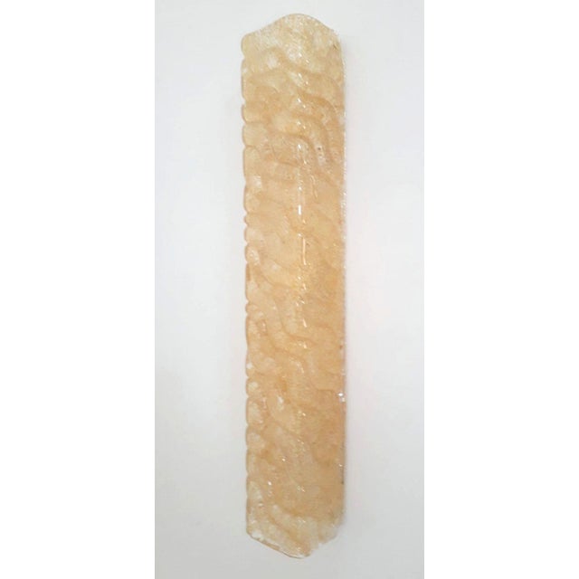 1950s 1950s Amber Murano Glass Canale Sconces by Barovier E Toso, Italy, 1950s - Set of 6 For Sale - Image 5 of 8