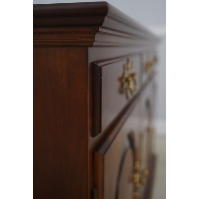 Stickley Solid Cherry Raised Panel Server Cabinet For Sale - Image 13 of 18