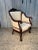 Early 20th Century Antique Victorian Style Carved Walnut Parlor Set, Loveseat and Lounge Chair For Sale - Image 9 of 13