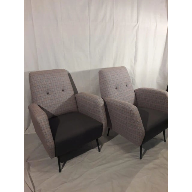 Mid-Century Modern Set of Mid-Century Lounge Chairs For Sale - Image 3 of 4