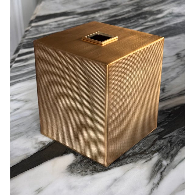 Estate Restoration Hardware Laval Tisssue Box Cover For Sale In Seattle - Image 6 of 8