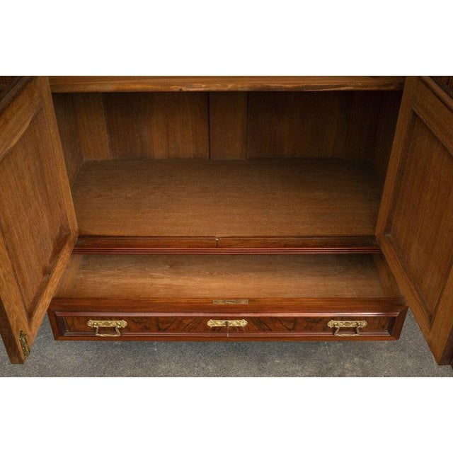 Art Nouveau Bookcase in Oak, Early 20th Century For Sale - Image 14 of 18