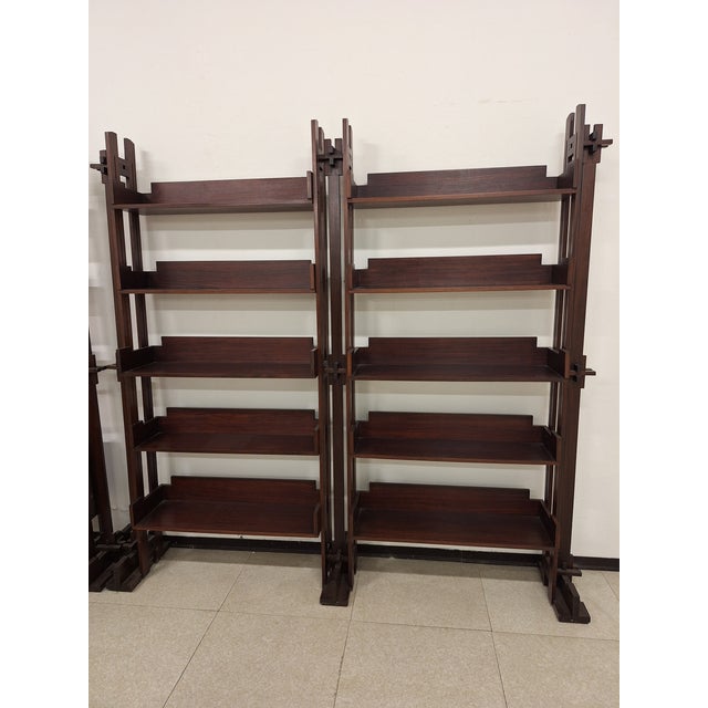 Bookshop Shelves by Marco Comolli for Mobilia, 1950s, Set of 2 For Sale - Image 15 of 18