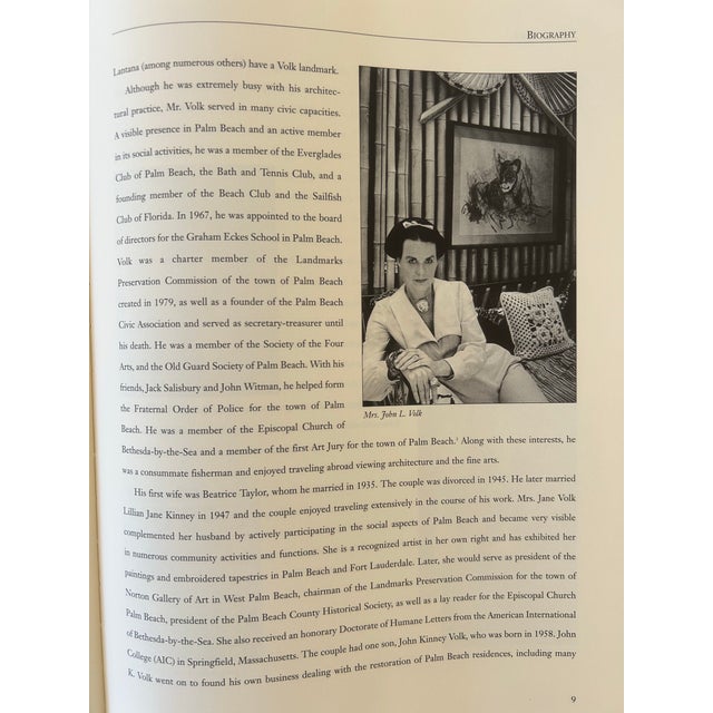 2000 - 2009 John L. Volk Palm Beach Architect Coffee Table Book For Sale - Image 5 of 12