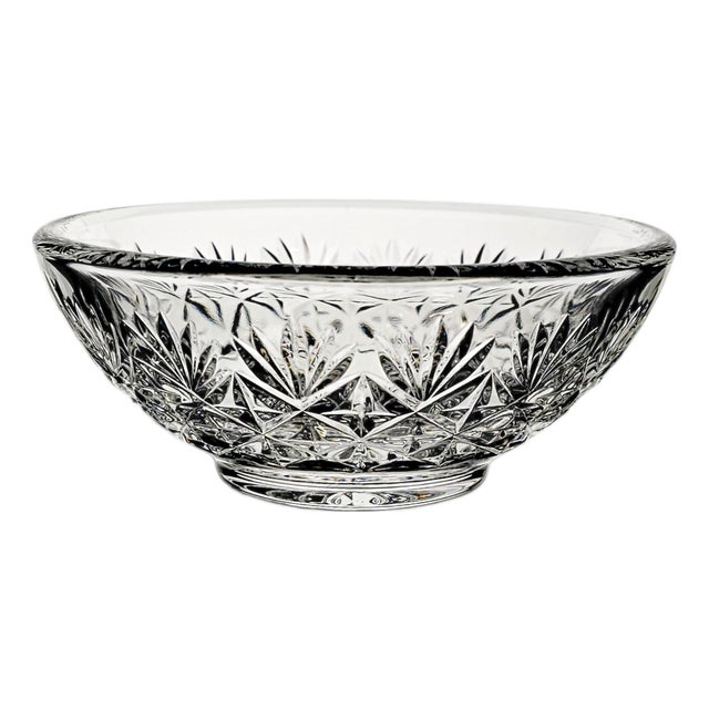 Waterford Hospitality Irish Lead Crystal Party Bowl With Box 5" For Sale