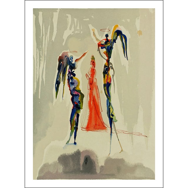 Artist: Salvador Dali Country: Spain Title: Paradise 27 – The Glory Father Medium: Original Woodcut Marks: Not signed not...