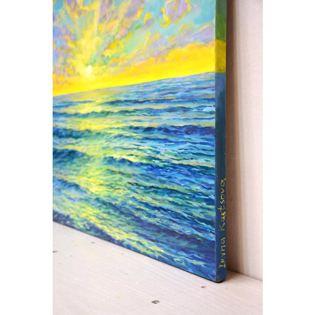 Realism Sunset.Modern Original Painting. For Sale - Image 3 of 6