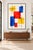 Mid-Century Modern Midcentury Modern Art Print – Primary Color Geometric Abstract, 36" X 54" For Sale - Image 3 of 8
