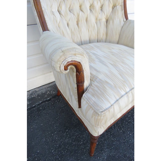 Carved Fireplace Living Bed Room Side Chairs - Pair For Sale - Image 4 of 13