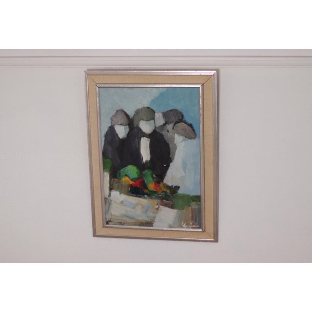Stig Wernheden, Abstract, 1960s, Oil on Panel, Framed For Sale - Image 7 of 18