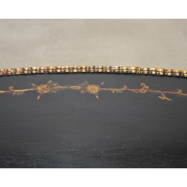 Dennis & Leen Chinoiserie Iron Gilt Tall Tray Cocktail Table For Sale - Image 16 of 18