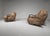 H269 Chairs in Long Hair Mongolian Sheepskin by Jindrich Halabala, 1930s, Set of 2 For Sale - Image 3 of 11