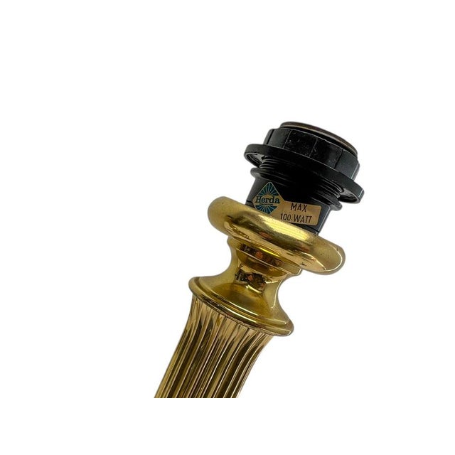 Empire Style Herda Table Lamps in Brass, 1960s, Set of 2 For Sale - Image 6 of 11