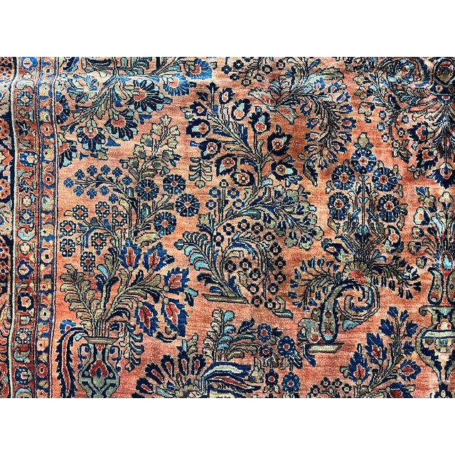 Persian Antique Persian Sarouk Rug 9’3" X 23’2” For Sale - Image 3 of 5